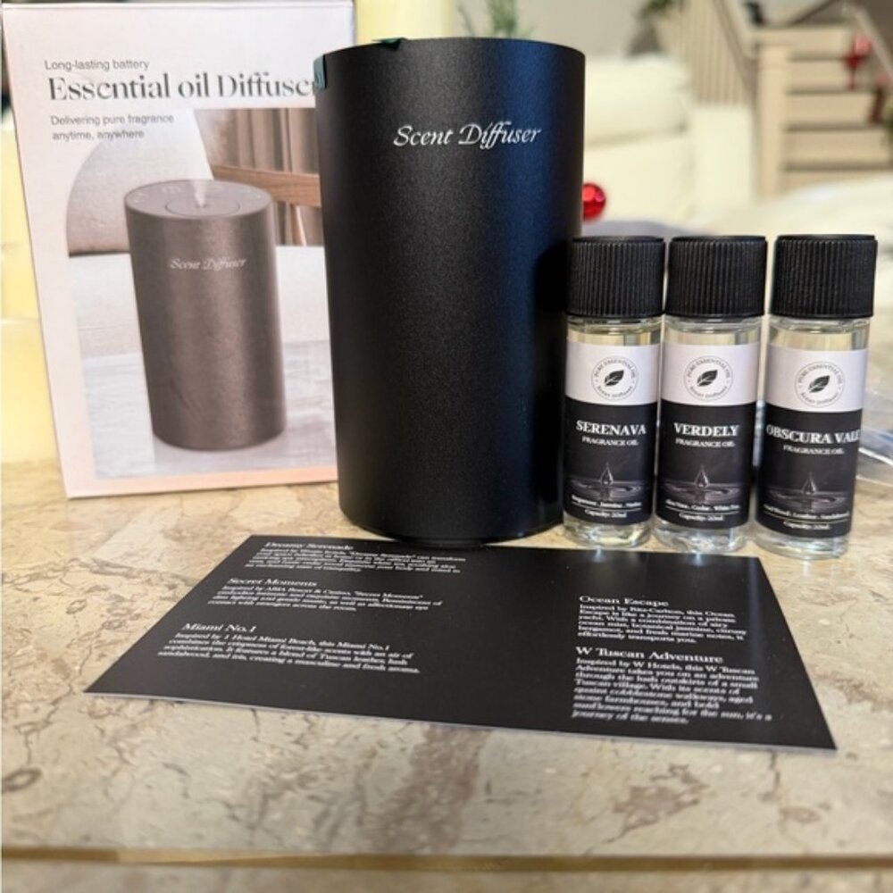 Waterless Diffuser with Essential Oils